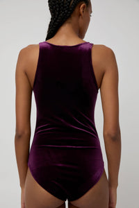 Simone Wild Eve Bodysuit in Plum