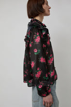 Load image into Gallery viewer, StandAlone Sheer Fringe Blouse in Roses