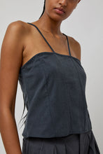 Load image into Gallery viewer, Zii Ropa Celine Top in Washed Black