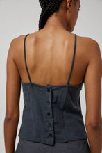 Load image into Gallery viewer, Zii Ropa Celine Top in Washed Black